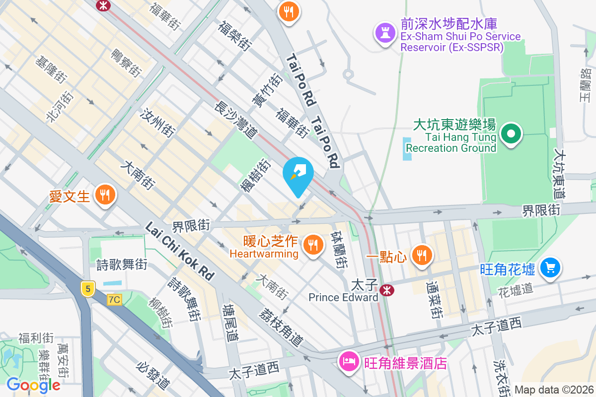 田發樓 地圖位置