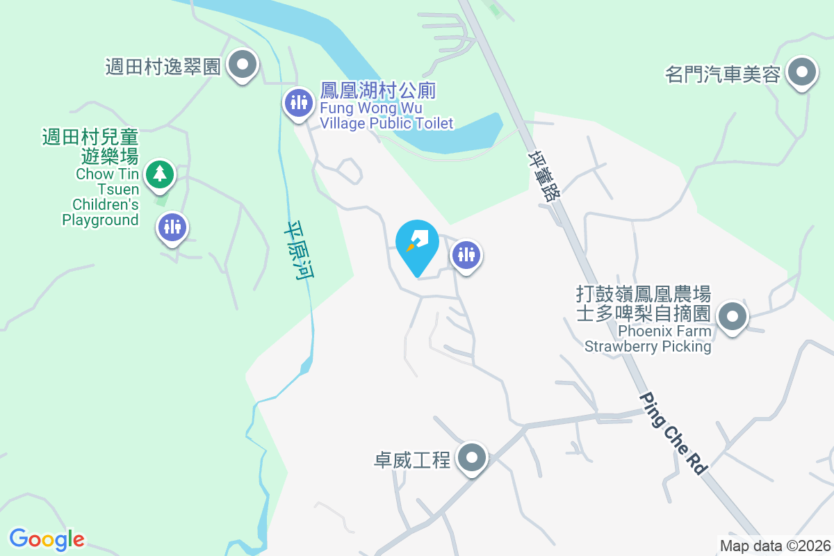 打鼓嶺李屋 地圖位置