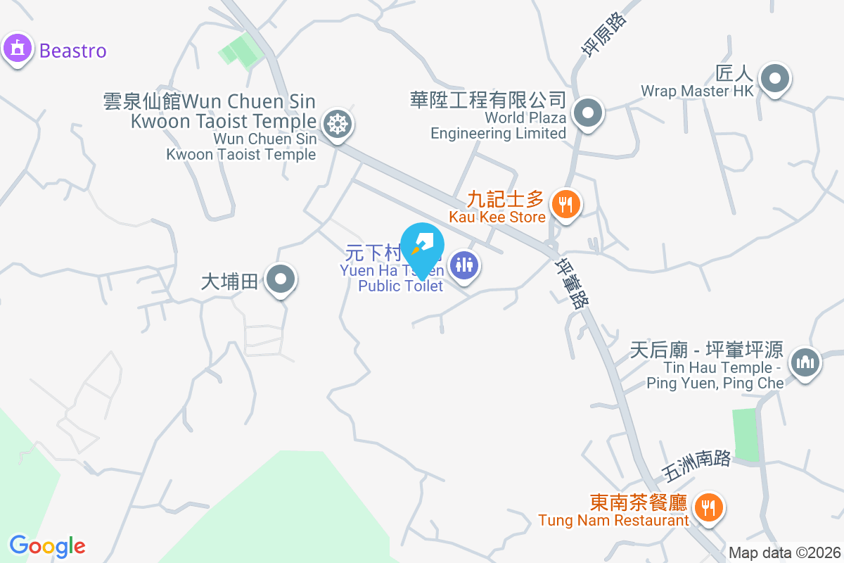 坪輋 地圖位置