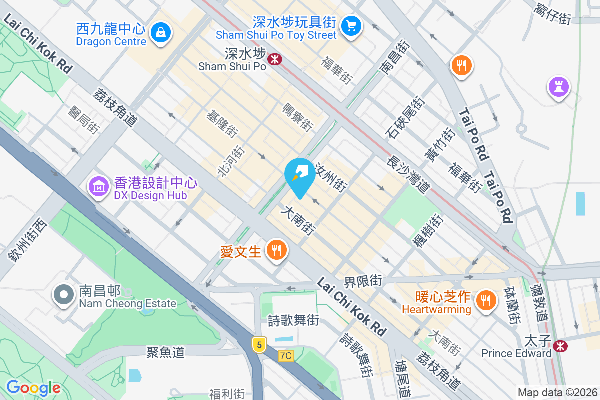 基隆街211號 地圖位置