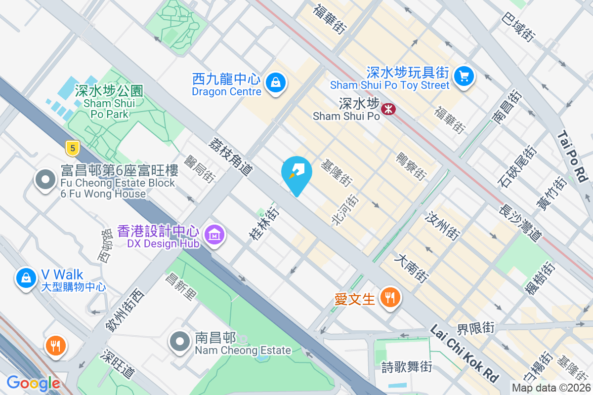 荔枝角道348號 地圖位置