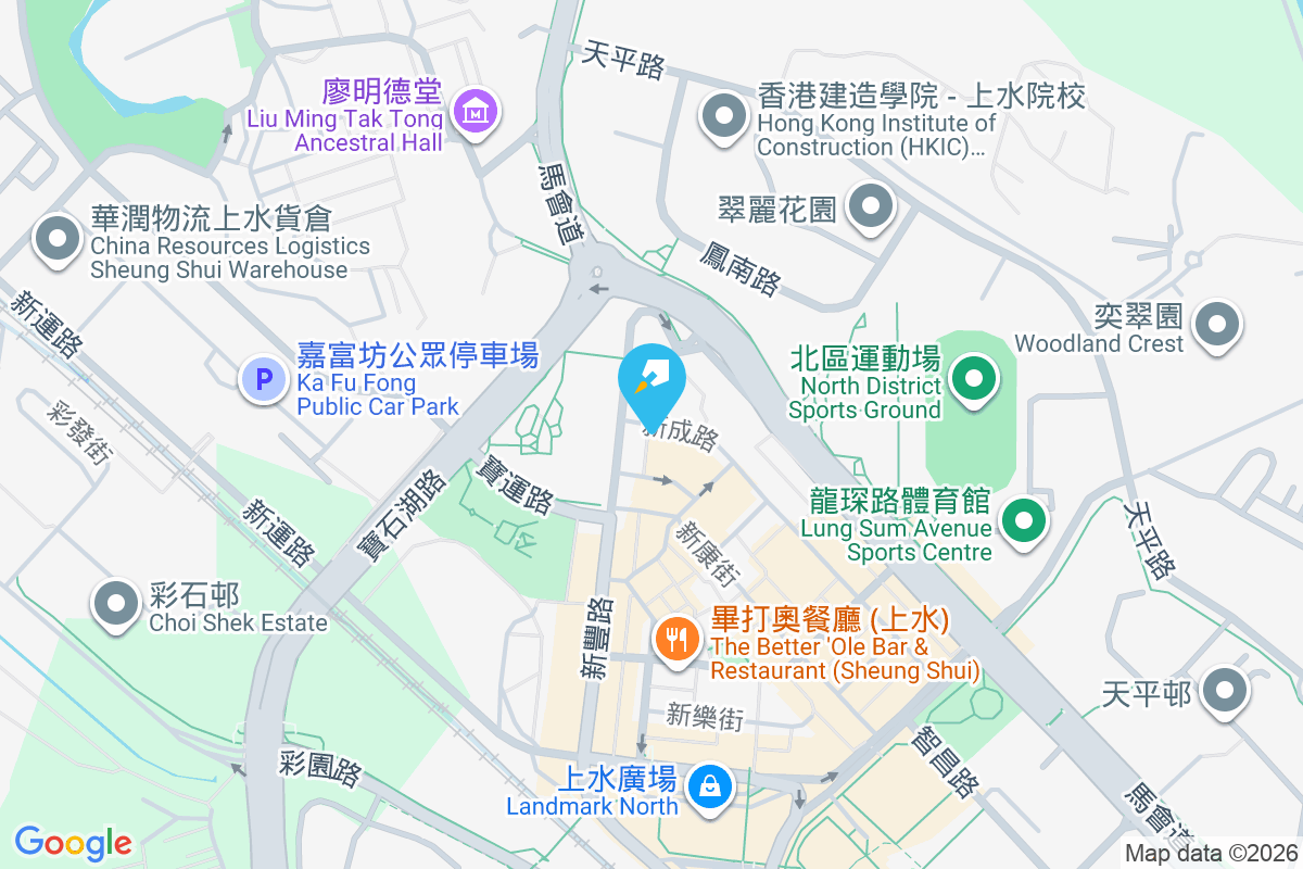 新成路2號 地圖位置