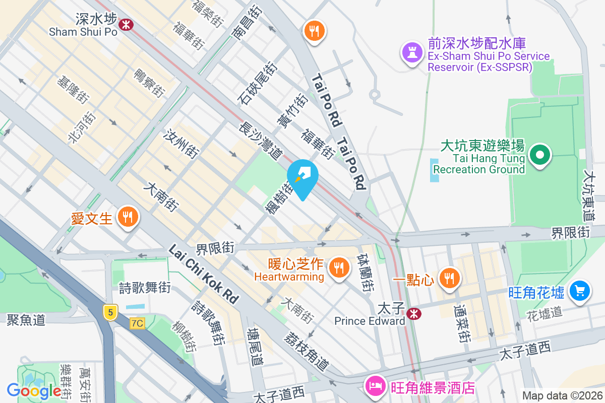 鴨寮街26號 地圖位置
