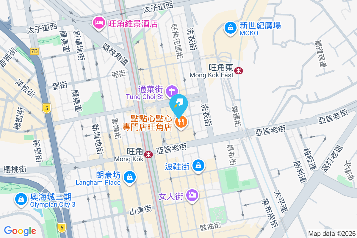 通菜街124號 地圖位置