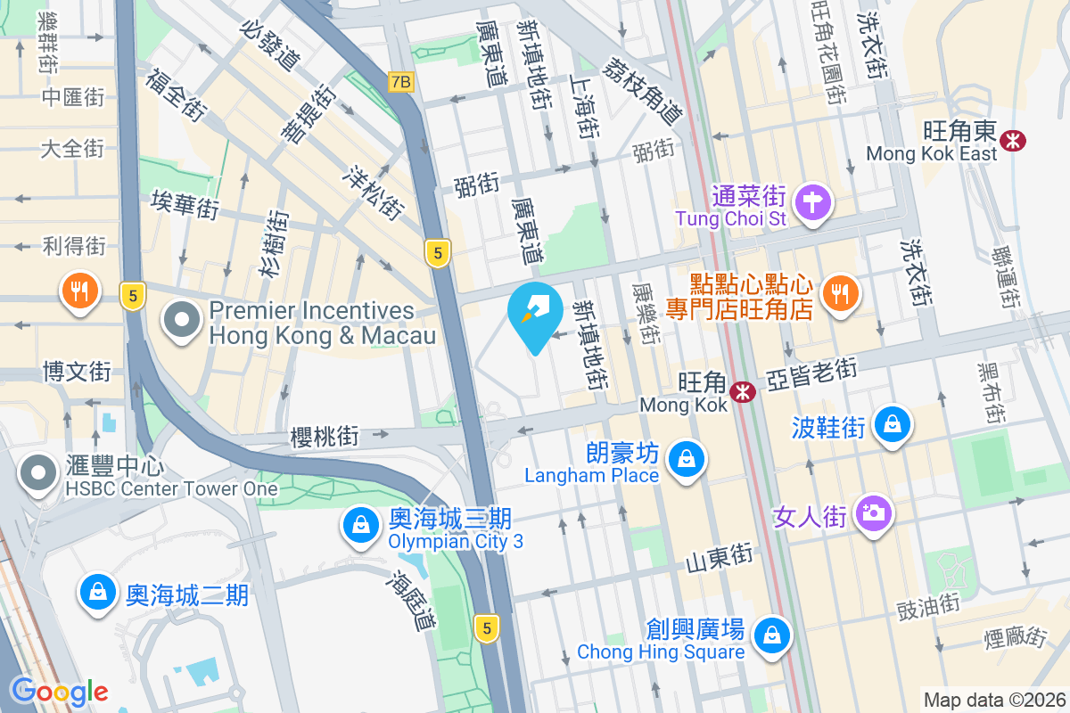 廣東道1077號 地圖位置