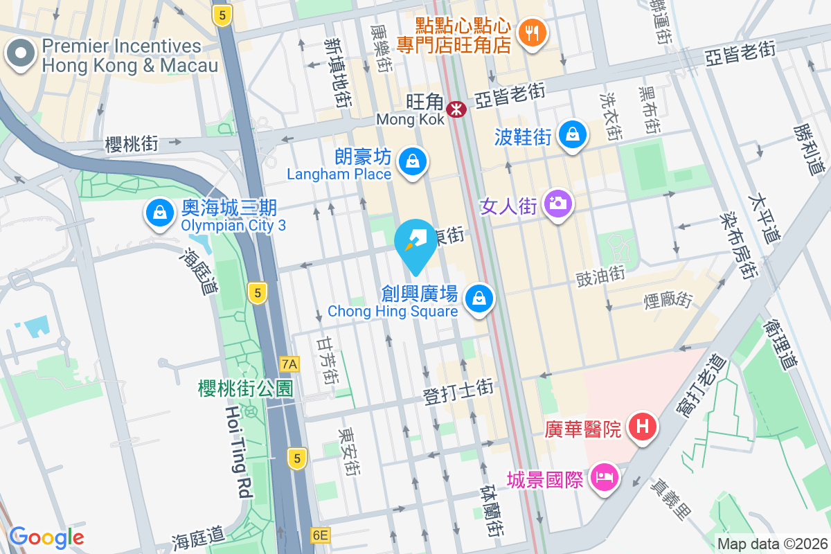 上海街502號 地圖位置