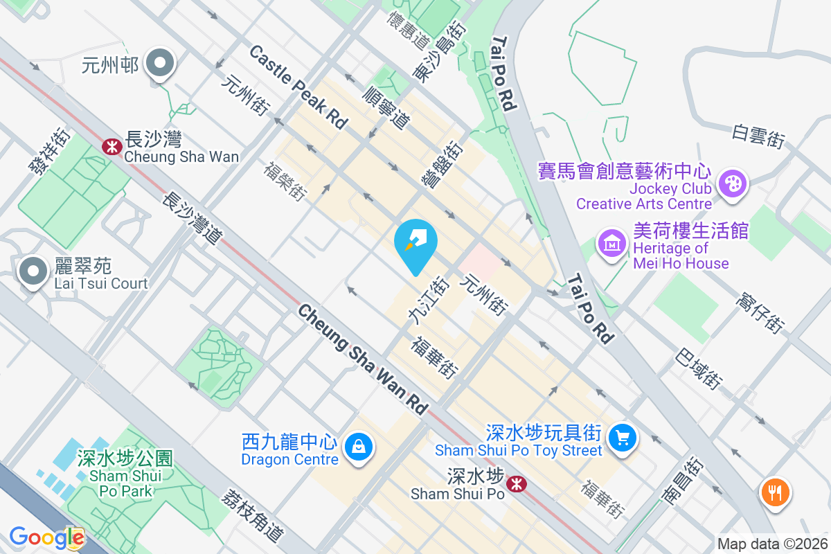 福榮街184號 地圖位置