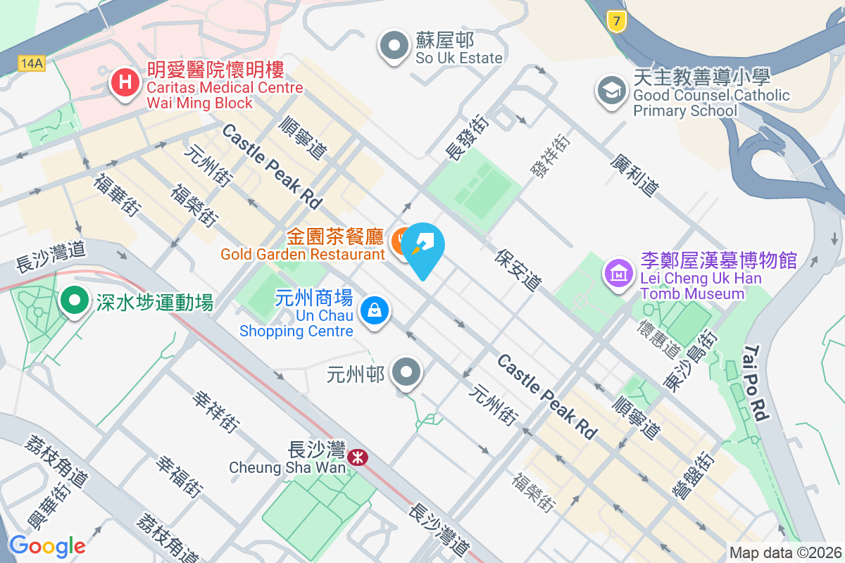 青山道294號 地圖位置