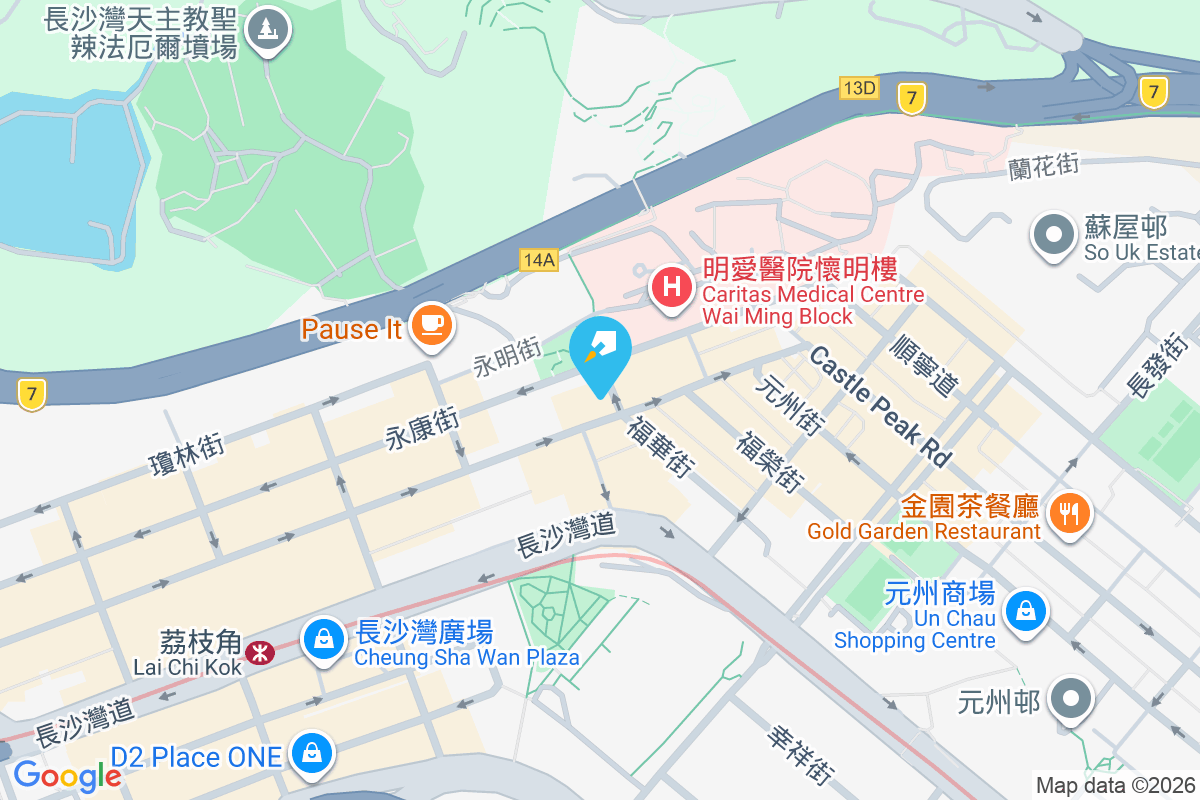 青山道512號 地圖位置