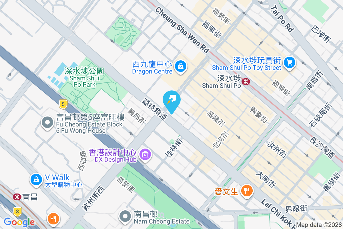 荔枝角道388號 地圖位置