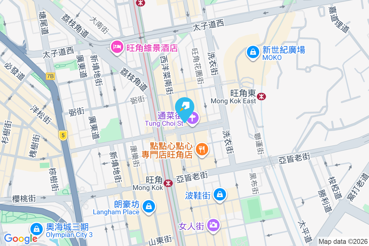 旺角道24號 地圖位置