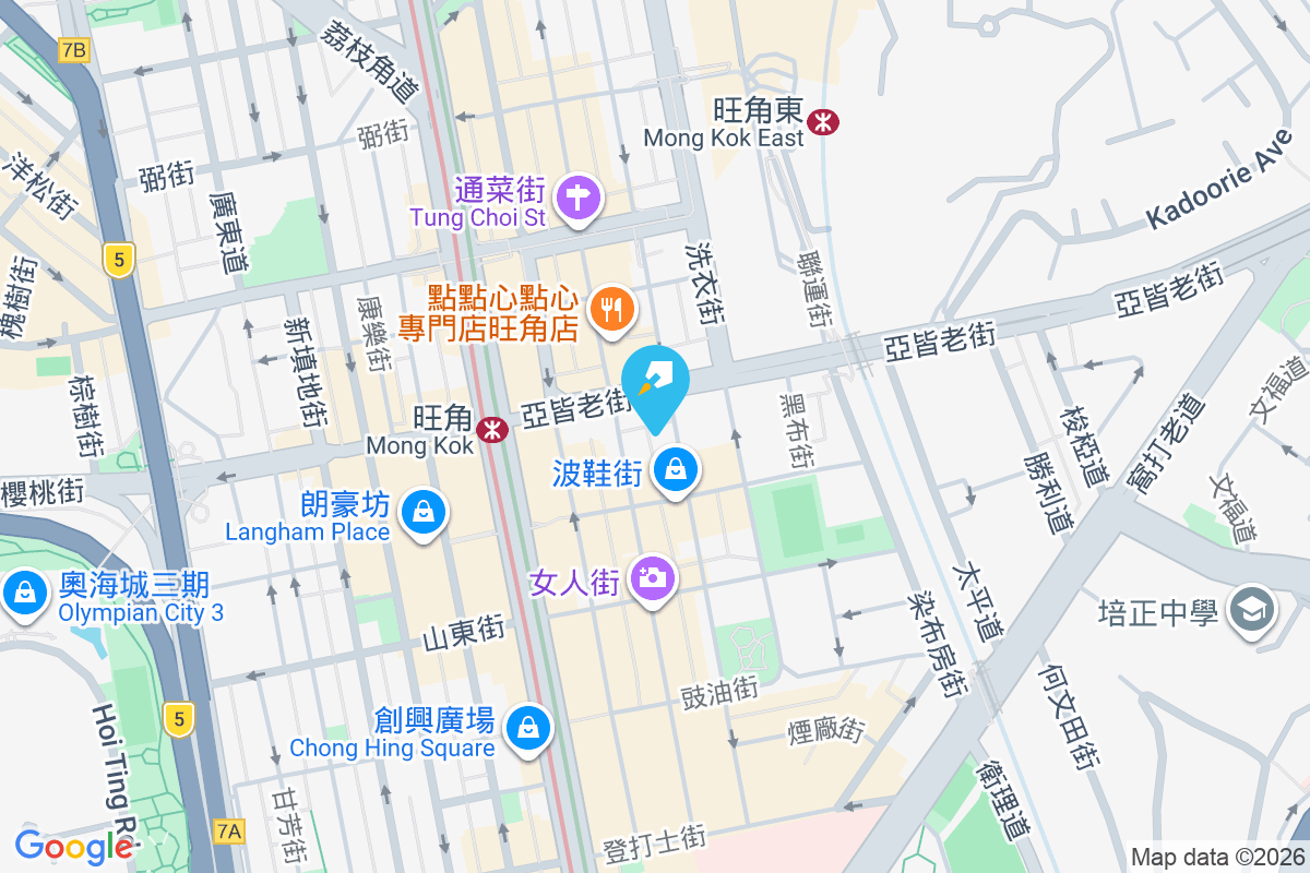 花園街91A號 地圖位置