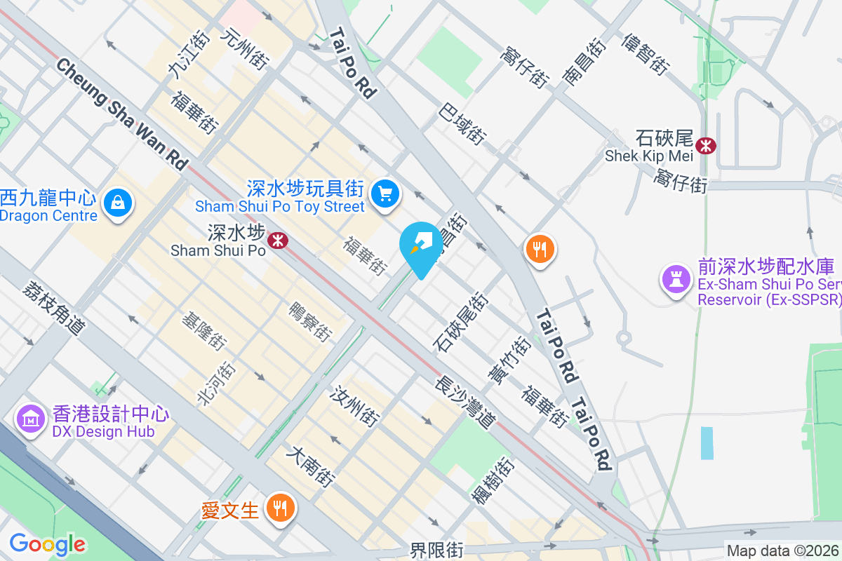 南昌街172號 地圖位置