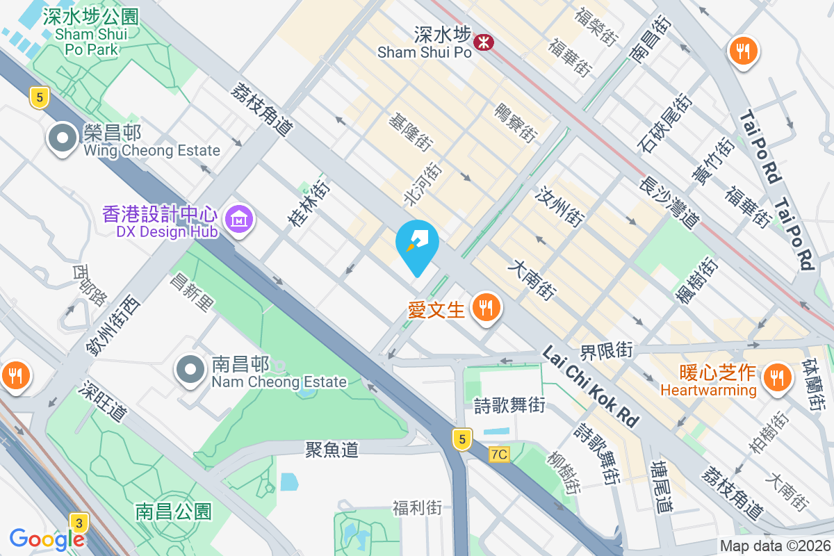 南昌街45號 地圖位置
