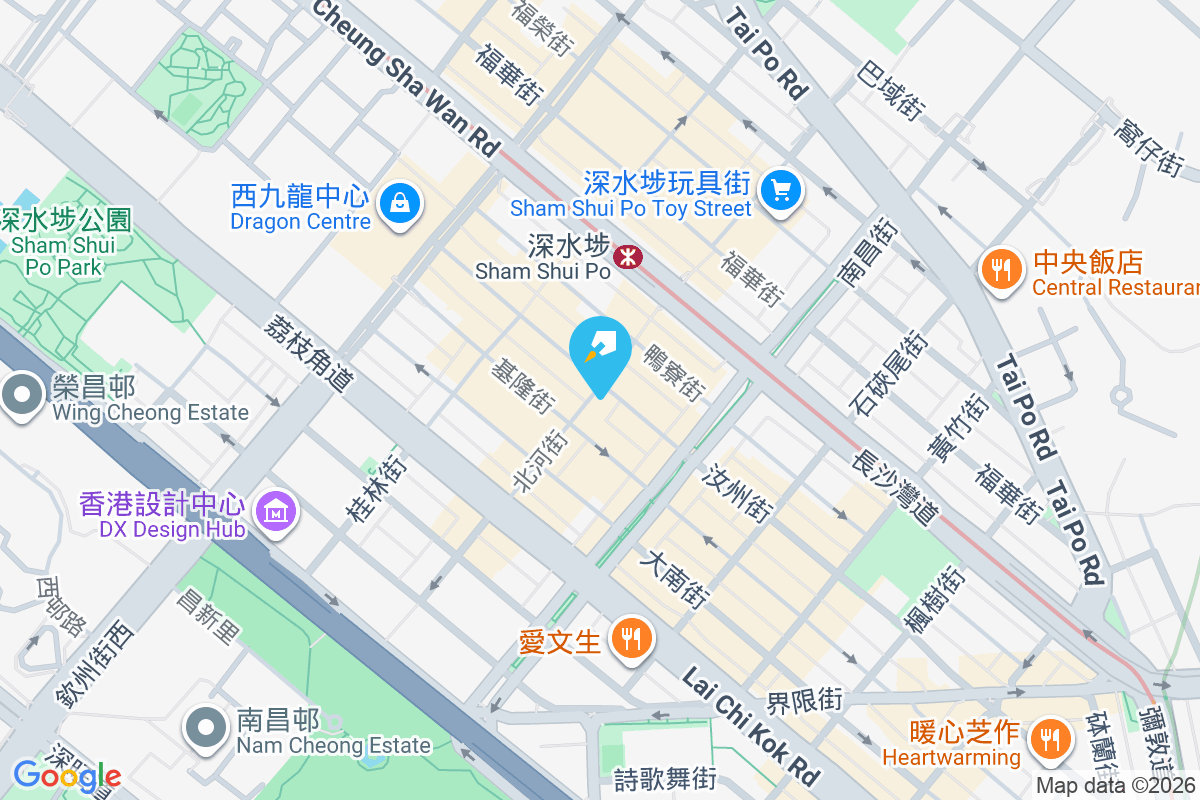北河街92-94號/汝州街223號 地圖位置