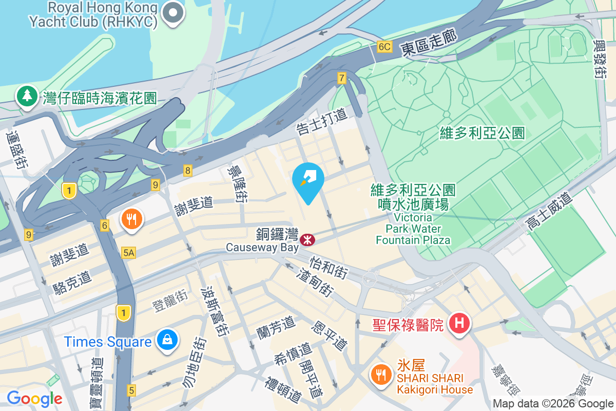 百德大廈 地圖位置