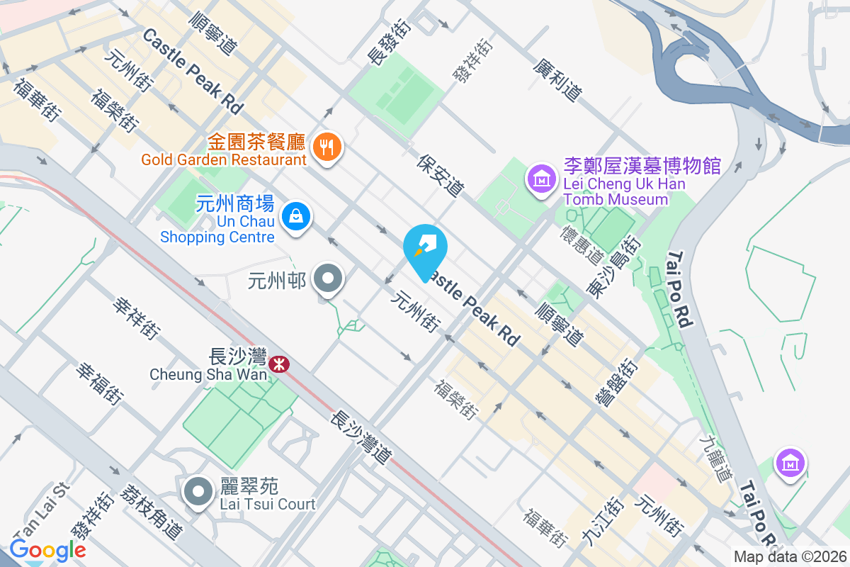 青山道241-243號 地圖位置