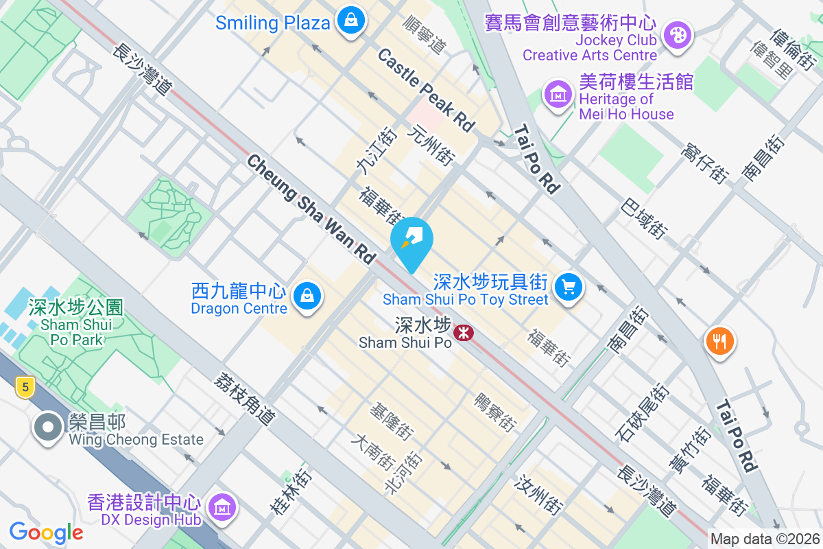 長沙灣道248號 地圖位置