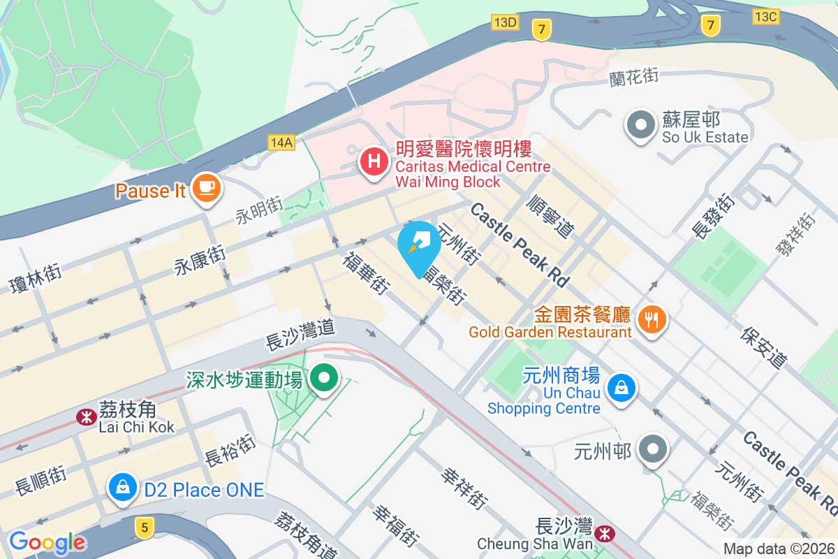 福榮街545號 地圖位置