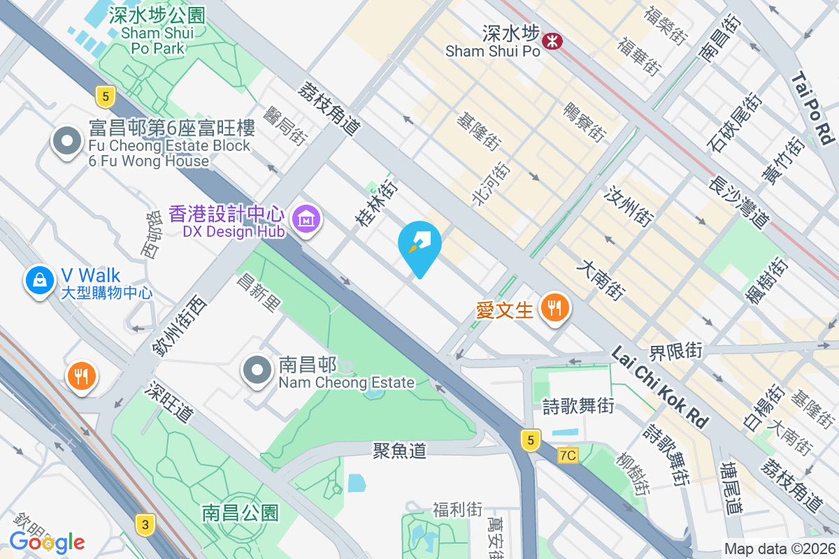 北河街18號 地圖位置
