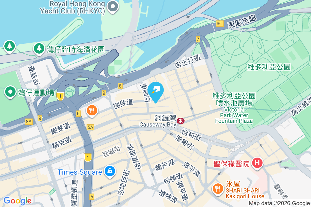 謝斐道526-528號 地圖位置