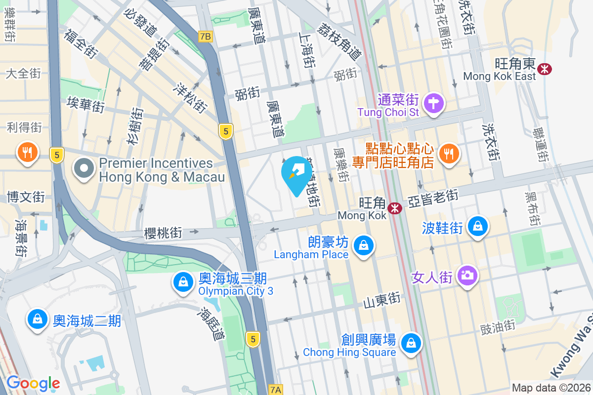 廣東道1074號 地圖位置