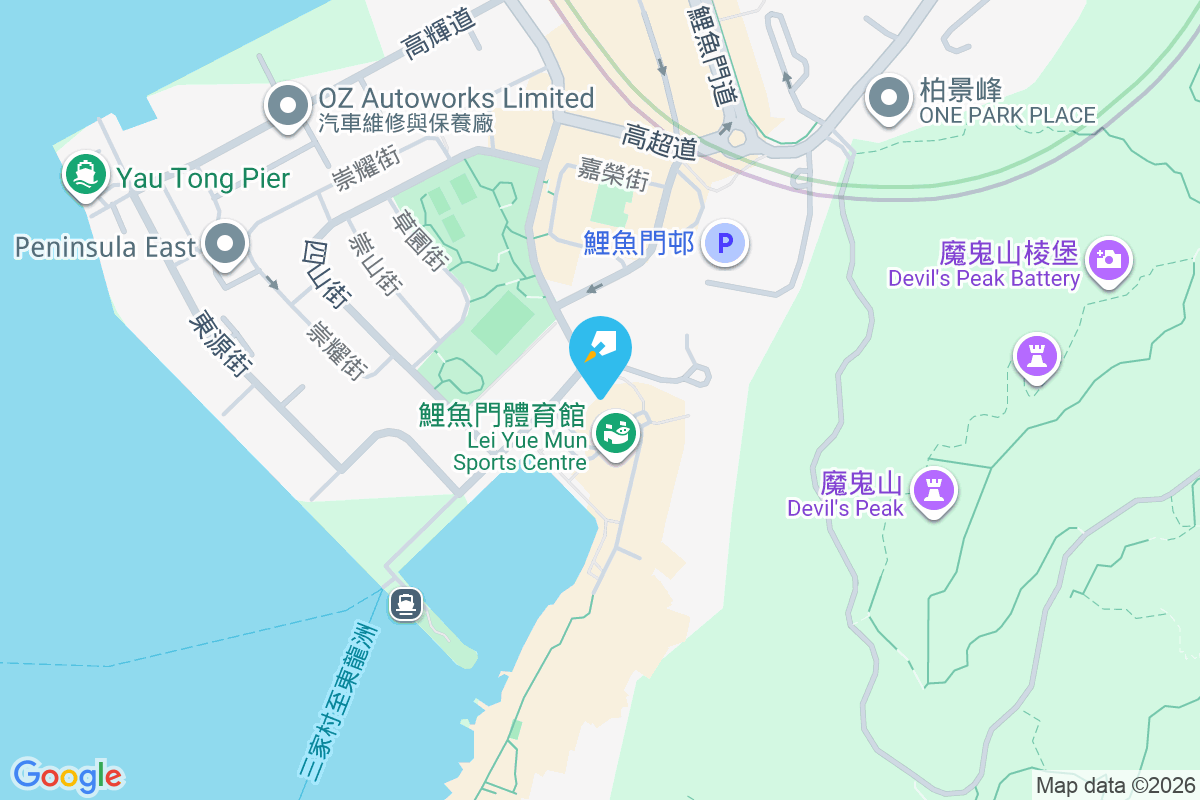 海傲灣 地圖位置