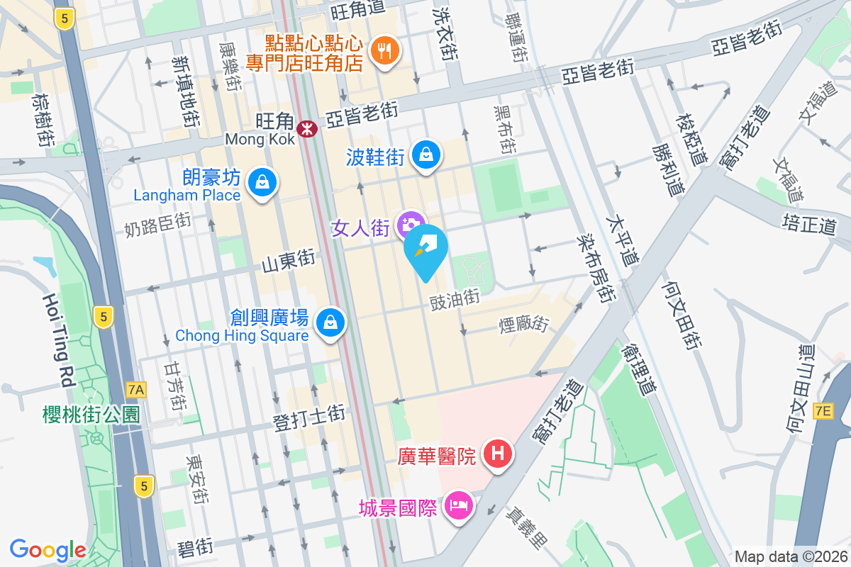 通菜街8號 地圖位置