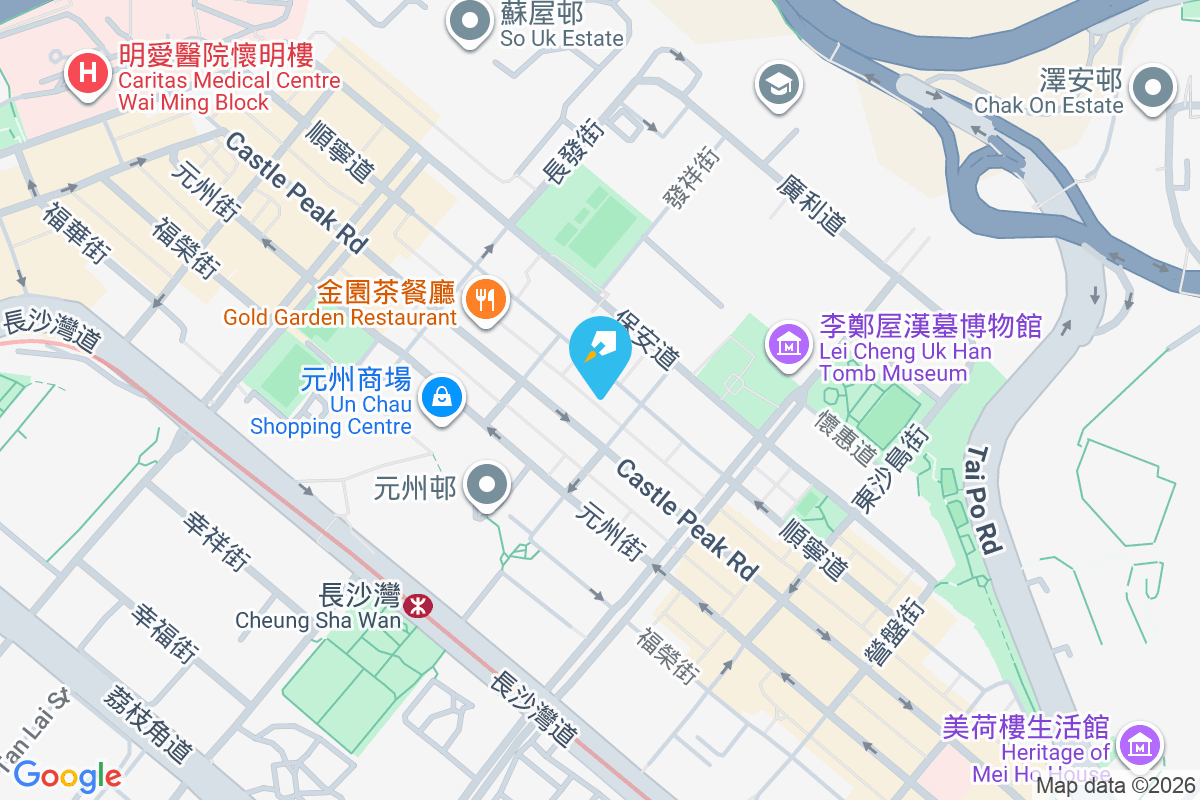 順寧道279號 地圖位置