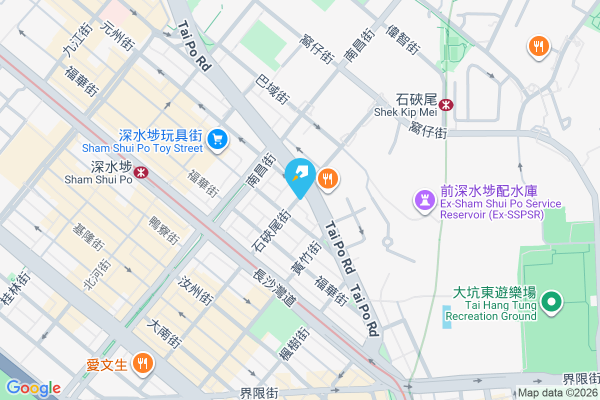 大埔道45號 地圖位置