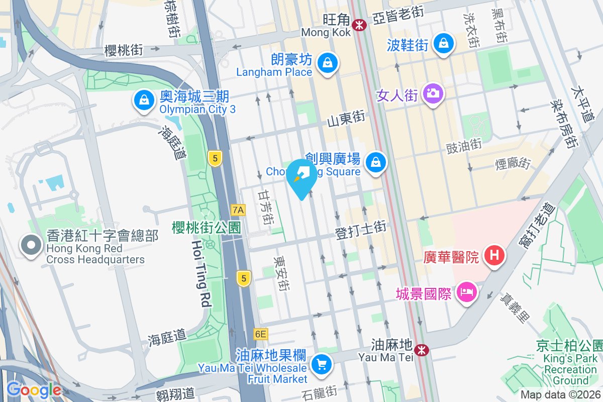 新填地街309號 地圖位置