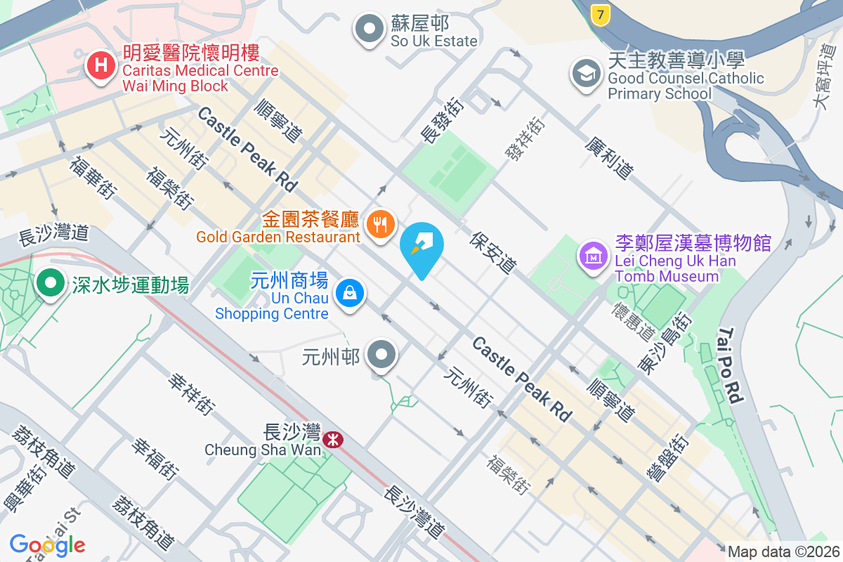 青山道276號 地圖位置
