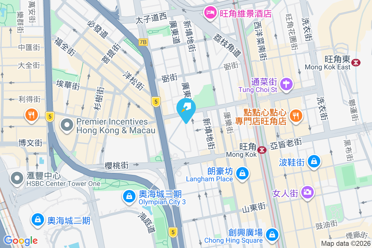 廣東道1095號 地圖位置