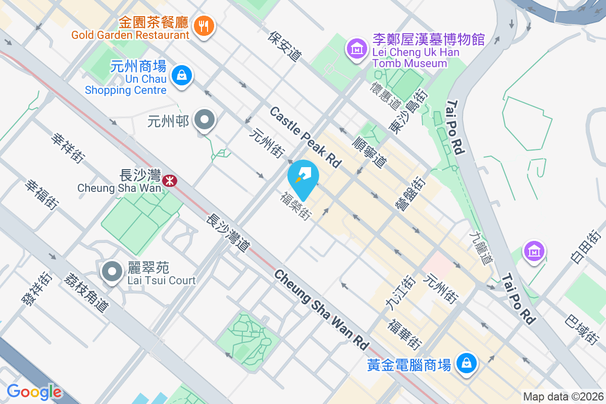 福榮街232-232A號 地圖位置