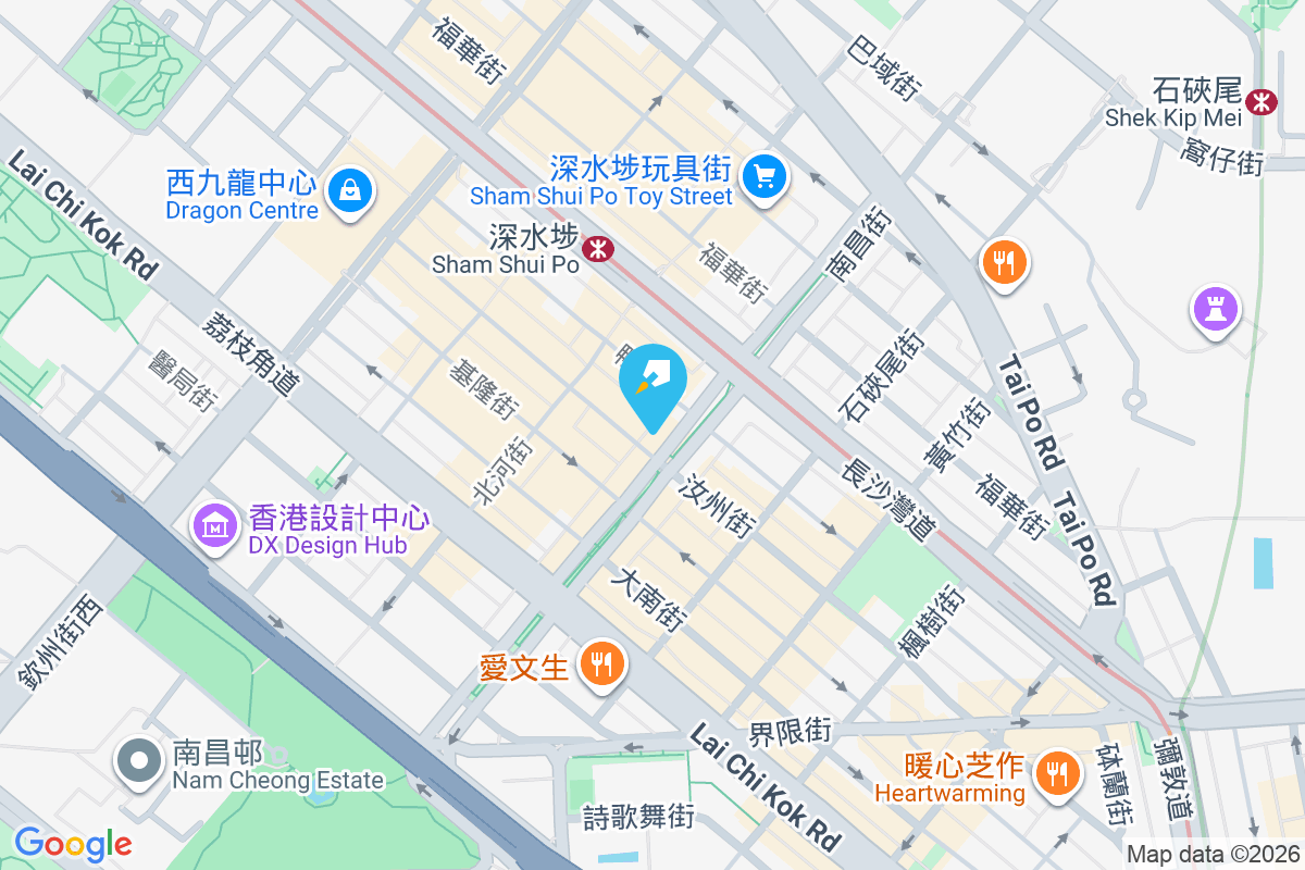 南昌街119號 地圖位置