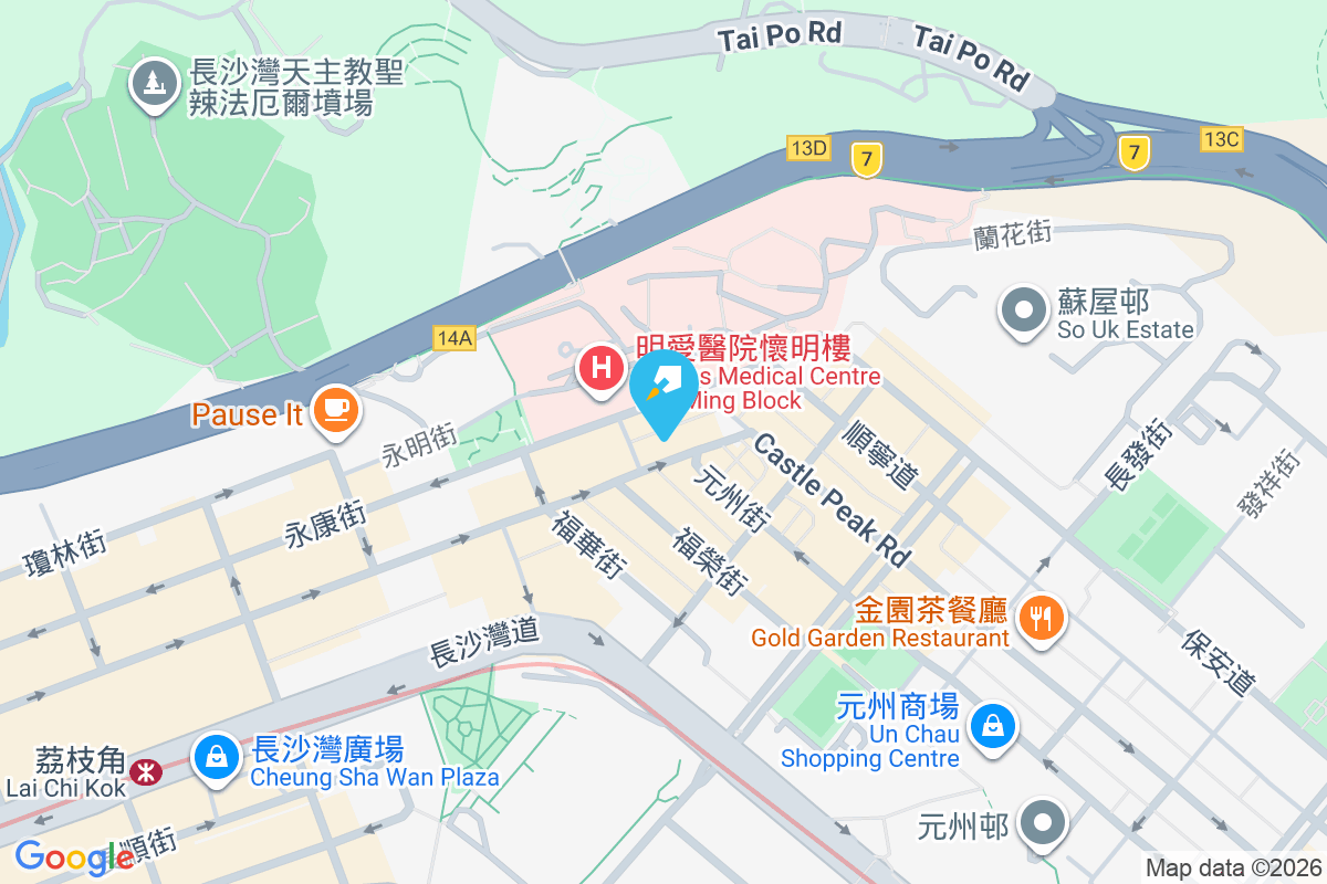 青山道462號 地圖位置