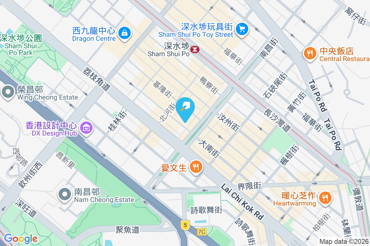 大南街258號 地圖位置