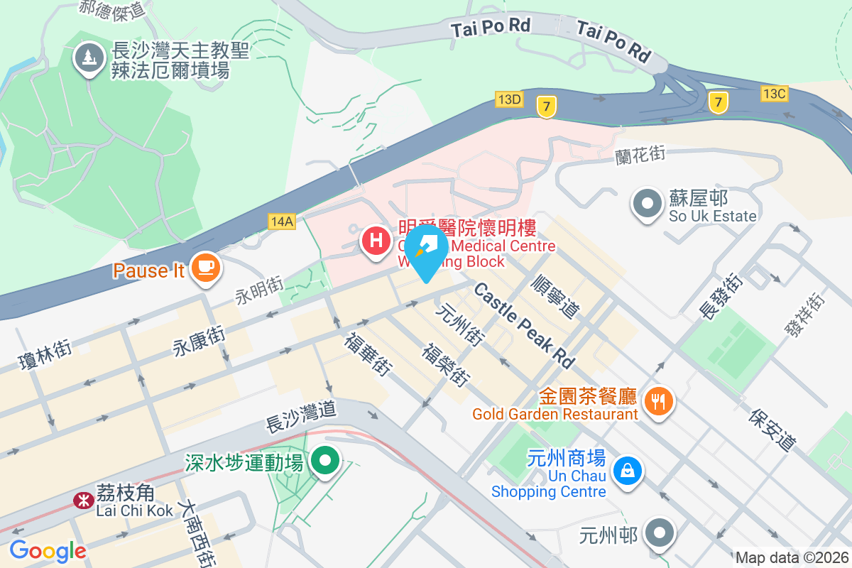 青山道454號 地圖位置