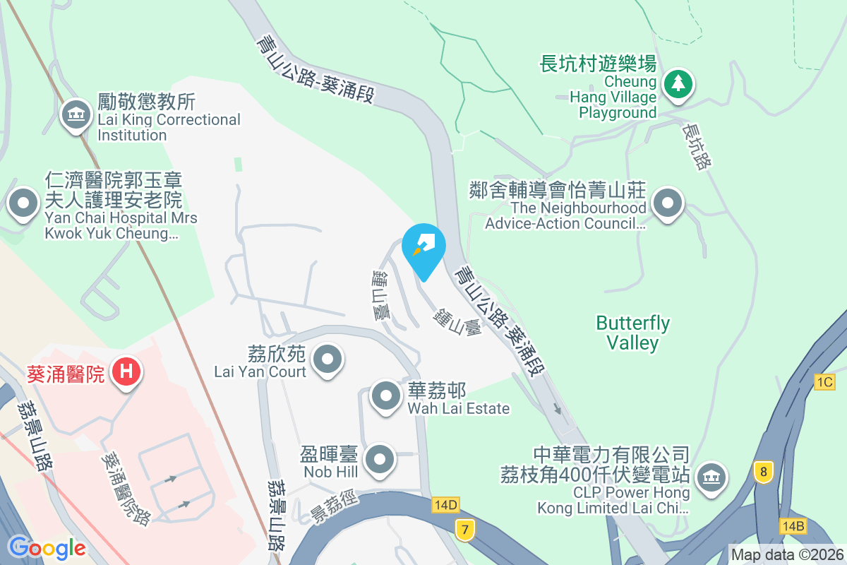鐘山小築 地圖位置