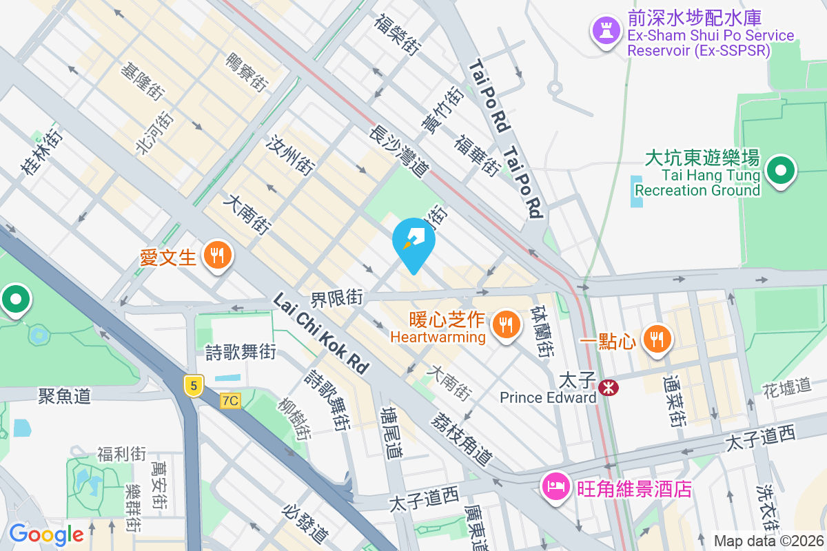 汝州街69-71號 地圖位置
