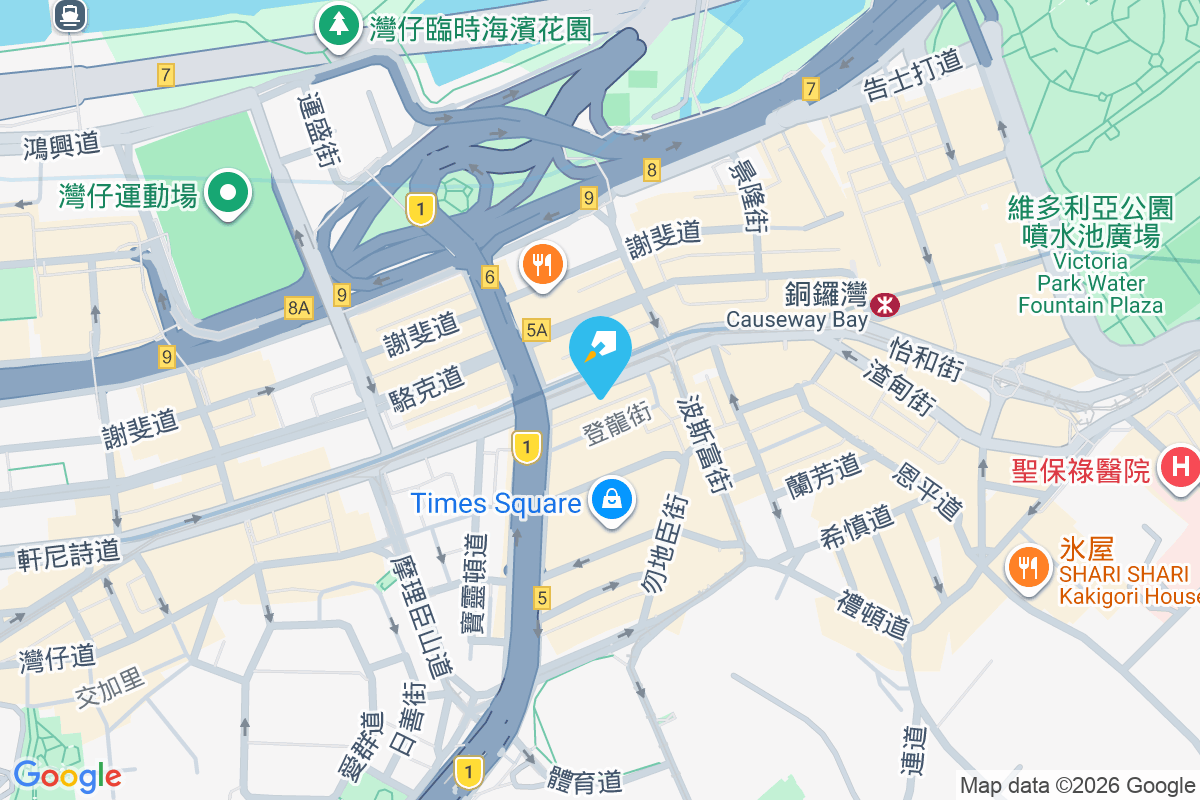 軒尼詩道456號 地圖位置
