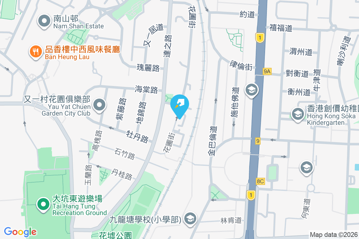 金園別墅 地圖位置