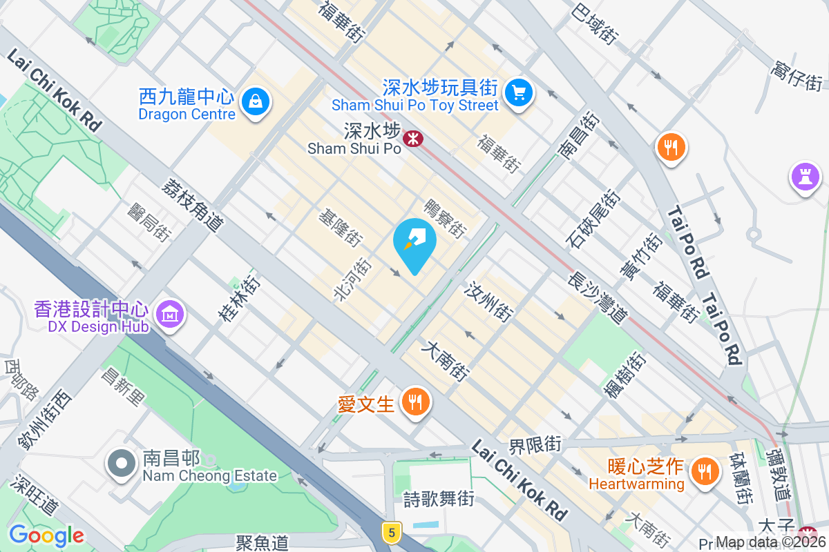 基隆街218號 地圖位置