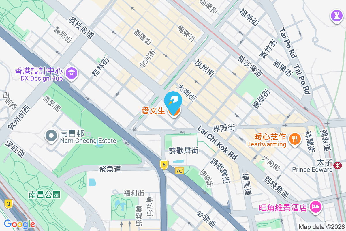石硤尾街1號 地圖位置