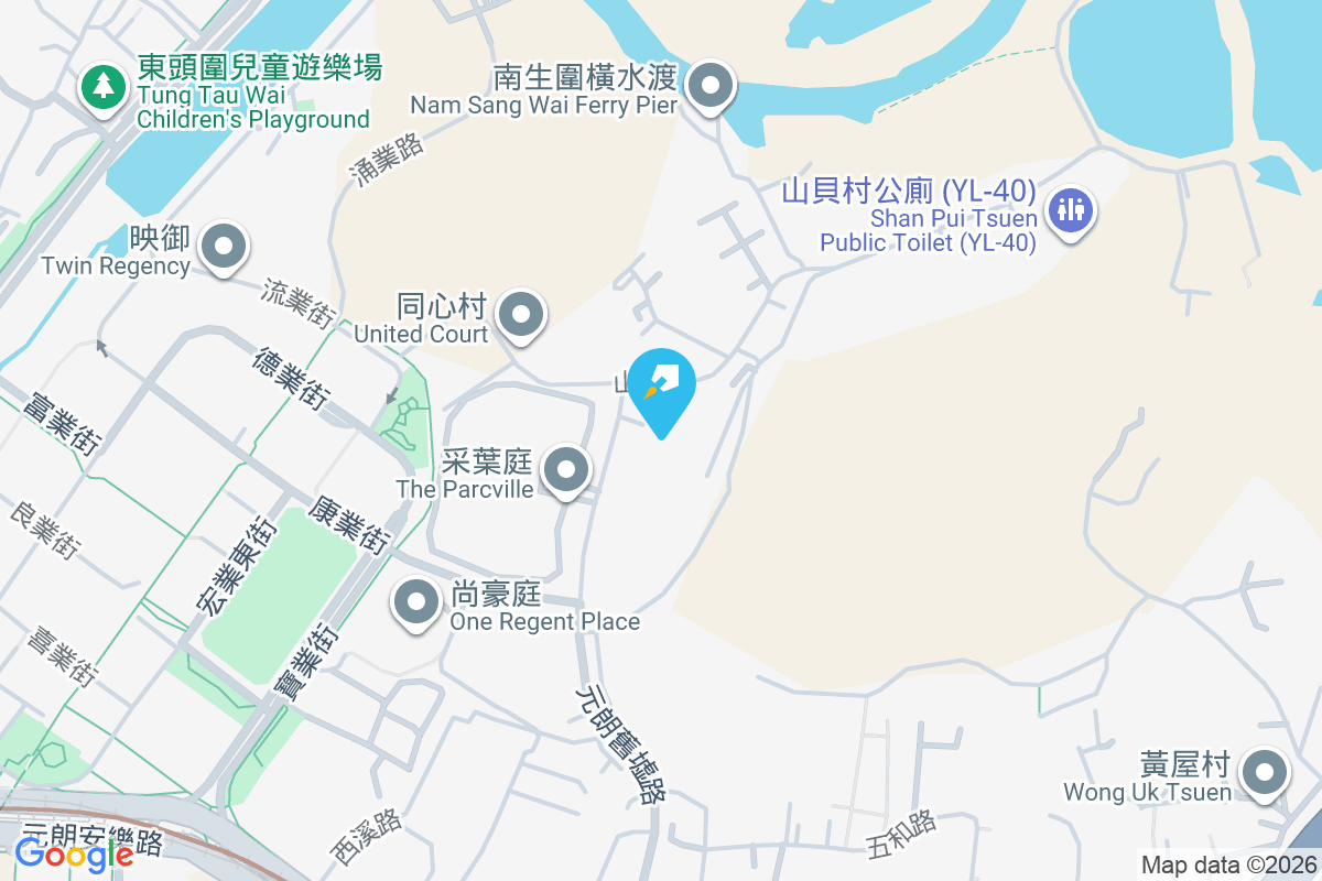 山貝洪田村 地圖位置