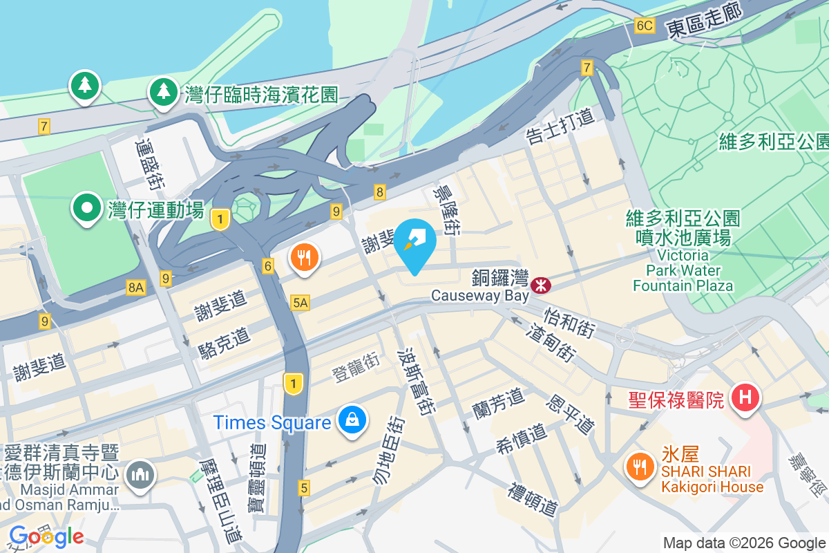 駱克道500號 地圖位置