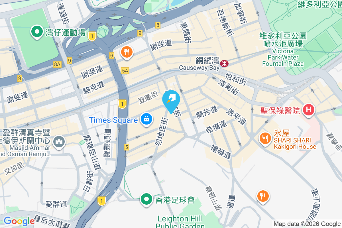 波斯富街87號 地圖位置