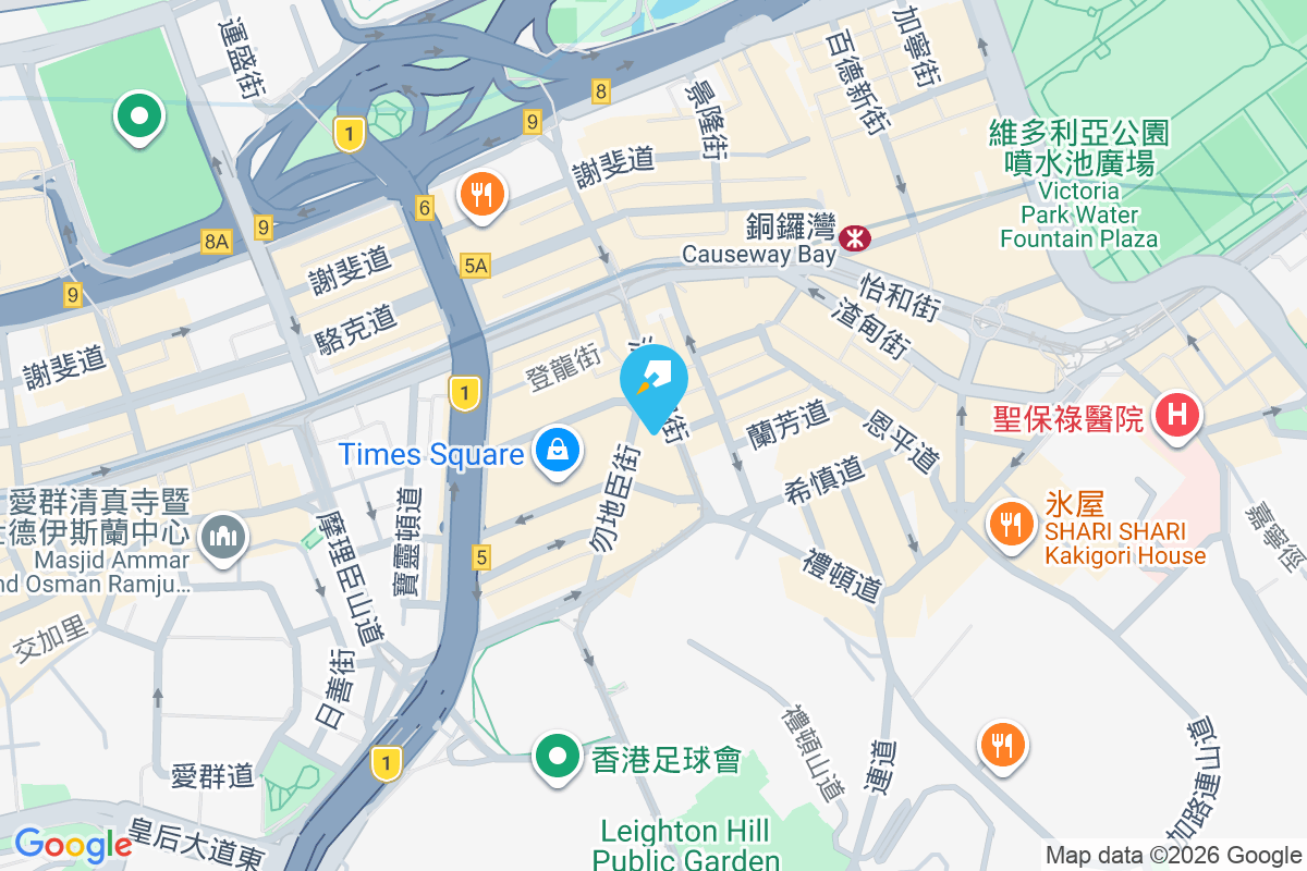 波斯富街89號 地圖位置