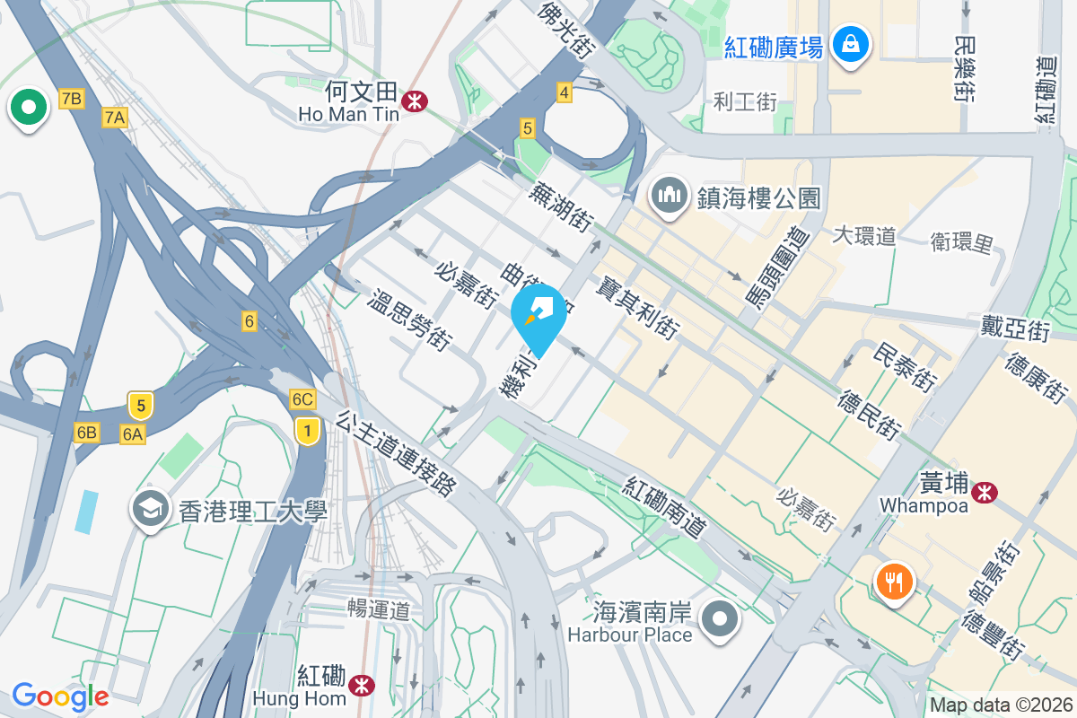 機利士南路20號 地圖位置