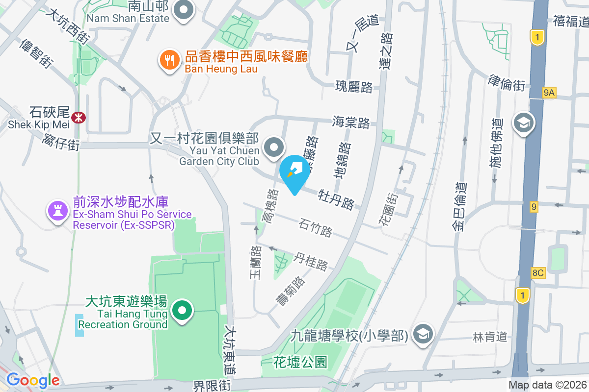 牡丹路15號 地圖位置